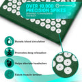 Sivan Back and Neck Pain Relief Acupressure Mat and Pillow Set, Chronic Back Pain Treatment - Relieves Your Stress of Lower Upper Back and Sciatic