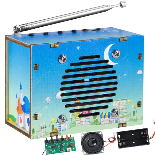 Science Kits for Kids Age 8-12 12-14, STEM Kits for Kids Age 8-10, STEM Toys Build Your Own FM Radio Kit, DIY Electronic Craft Projects Gifts for