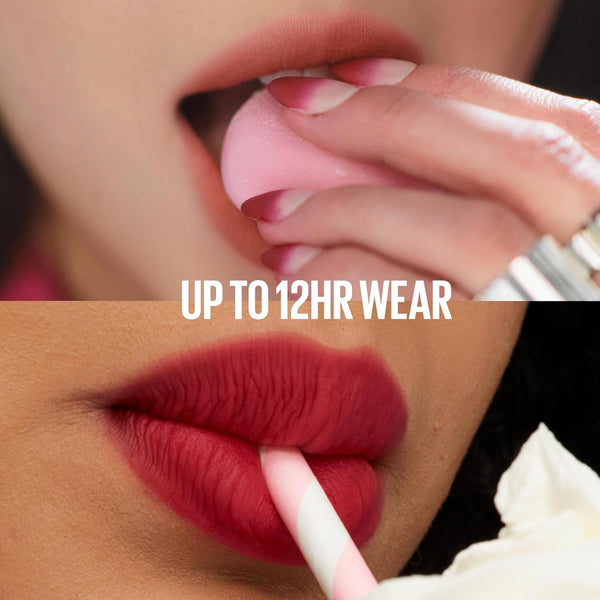 Maybelline Super Stay Teddy Lip Tint, Long Lasting Matte Lipstick for up to 12HR Wear, Kneehigh, 1 Count