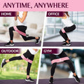 Gymb Premium Resistance Bands for Working Out - Exercise Bands to Workout Glutes, Thighs & Legs - Non Slip Cloth Booty Bands for Gym & Home