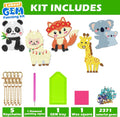 Labeol Arts and Crafts for Kids Ages 8-12 - Creat Your Own GEM Keychains-5D Diamond Art by Numbers GEM Art Kits for Kids Girls Toddler Crafts Age