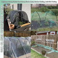 Garden Hoops Grow Tunnel, 6 Sets of 7FT Greenhouse Hoops for Raised Beds, Rust-Proof Fiberglass Frame for Garden Netting, Small Greenhouse Kit,