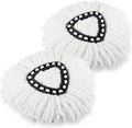 4 Pack Spin Mop Refill Replacement Head Compatible with Ocedar Easywring Spinning Mop - Microfiber Mop Replace Heads