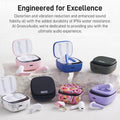 True Wireless Earbuds with Charging Case - Designed and Engineered in the USA - Ipx4 Water Resistant Bluetooth Earbuds Compatible with Apple and