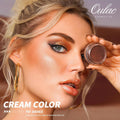 Oulac Shimmer Cream Eyeshadow Also for Highlighter Blendable Eye Shadow Waterproof&Long Lasting with Moisturizing Formula Soft Shimmer Eye