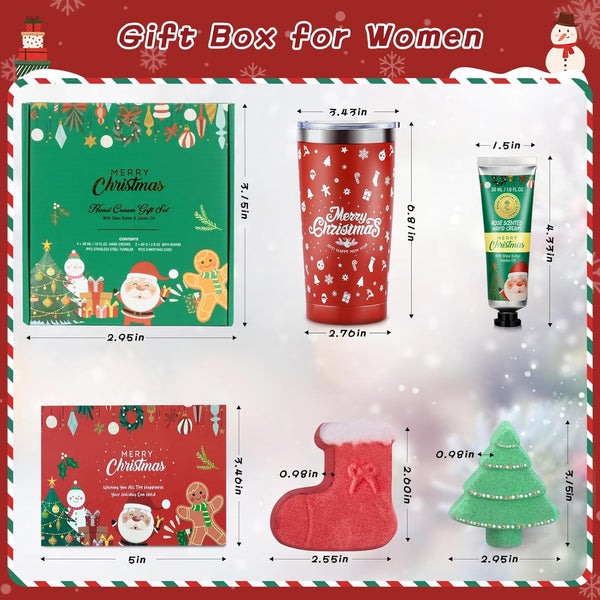 Gifts Set for Women - Christmas Basket Gift Set, Ideas Relaxing Spa Gift Basket Set for Women, Bath and Body Works Gift Set for Her, Mom, Wife,