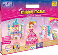 Imagimake Mirror Mosaic Princess & Unicorn Kids Art Set | DIY Art & Craft Kits | Foil Stickers for Kids | Travel Toys | Birthday Gift for Girls