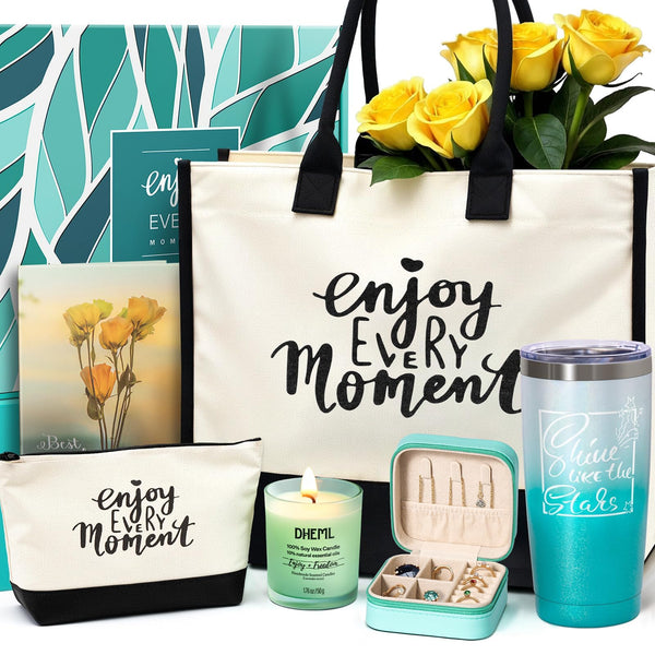 Gifts for Women and Mom, Birthday Gifts, Unique Gift Set for Christmas, Mothers Day, Valentines Day, Tumbler Personalized Present for Friendship,