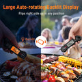 TempPro TP19H Waterproof Digital Meat Thermometer with Ambidextrous Backlit and Motion Sensing Cooking Food Thermometer for BBQ Grill Smoker Oil
