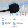 Headset Microphone Lightweight Adjustable Boom Mic with Feedback Control - 3.5Mm Plug for Voice Amplifiers for Public Speaking, Classroom