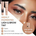 Lash Color Kit Instant Black Eyelash Color 8ml Easy to Use with Natural Results for Beginner Salon Beauty A-without eye patch
