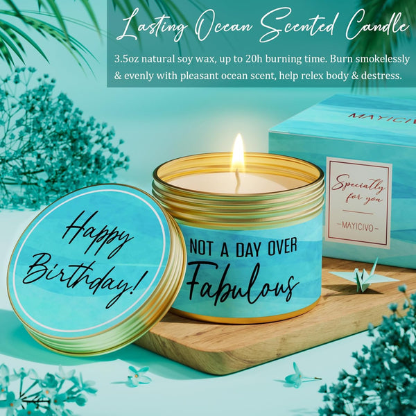 Birthday Gifts for Women Friendship, Unique Happy Birthday Gifts Basket for Mom Her Best Friend Sister Wife Girlfriend Coworker, Luxury Self Care