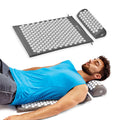 Gaiam Acupressure Mat and Pillow Set, Acupuncture Style Massage Mat & Pillow, Relief for Sciatic Nerve, Muscle Tension, Fibromyalgia, Neck,