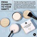 Solid Makeup Brush Cleanser Soap with Silicone Cleaning Pad, Cleans Natural & Synthetic Brushes, Vegan, Cruelty-Free, Natural Ingredients, Vanilla