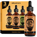 Beard Oil (3 Pack, 90Ml), Beard Growth & Conditioning Oil for Men, Hydrating Beard Moisturizer for Grooming & Care, Sandalwood, Cedarwood, Sweet