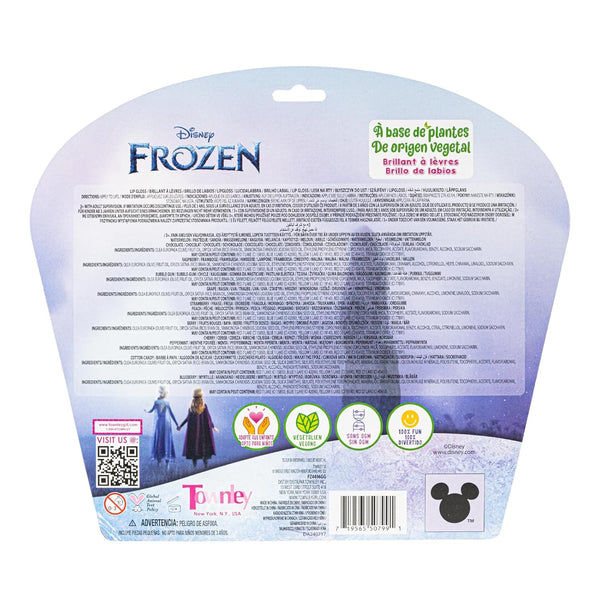 Disney Frozen 12 Piece Plant Based Lip Gloss, Girls Party Favors, First Makeup Set for Girl, Perfect for Parties, Sleepovers, and Birthday Gifts,