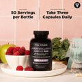 Vital Vitamins Multi Collagen Complex plus - with Biotin, Hyaluronic Acid, Vitamin C - Type I, II, III, V, X - for Women & Men - Hair, Skin, Nails