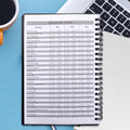 Utytrees Planner 2025-2026 - 18 Months, Black PP Cover-2025.1, 5.2" X 7.5" - Daily, Weekly & Monthly Planner with Water Intake Checklist