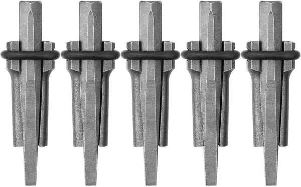5 Packs of Heavy Duty Wedge and Feather Shims, Abuff 3/4 Inch Plug Shim and Wedge Concrete Rock Stone Splitter Hand Tools