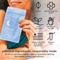 The Good Patch Plant Powered Sleep Support - Sustained Release Dream Patch with Melatonin, Hops, Valerian Root (16 Total Patches)