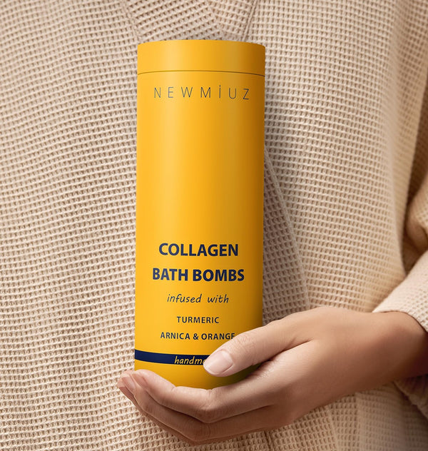 Natural Bath Bombs Luxurious Bath Foam Gift for Dry Skin Hydration Moisturizing Turmeric Arnica Orange Essential Oil Infused for a Blissful Experience