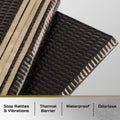 Siless Black 80 Mil (2Mm) 36 Sqft Car Sound Deadening Mat - Butyl Automotive Sound Deadener - Noise Insulation and Vibration Dampening Material