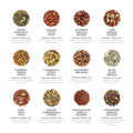 Teabloom Exceptional Loose Leaf Tea Chest, World'S Largest Tea Collection with 24 Varieties of USDA Certified Organic Black, Green, White, Oolong,