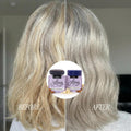 Naturel Toning Purple Shampoo and Conditioner Bar Set with Biotin for Blonde or Grey Hair, Shampoo Bar and Conditioner Bar for Blonde or Grey