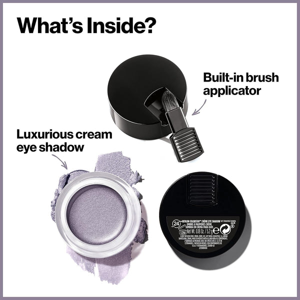 Revlon Crème Eyeshadow, ColorStay 24 Hour Eye Makeup, Highly Pigmented Cream Formula in Blendable Matte & Shimmer Finishes, 710 Caramel, 0.18 Oz