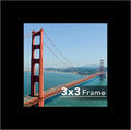 9X11 Inch Picture Frame Black for Wall Hanging or Tabletop, Poster Frame Wall Gallery Photo Frame with Shatter Resistant Plexiglas, Black