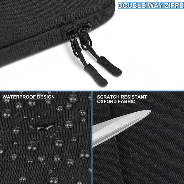 Laptop Sleeve Bag 14 Inch, Shockproof Protective Computer Cover with Accessories Pocket, Portable Laptop Case Compatible for 14 Inch Macbook