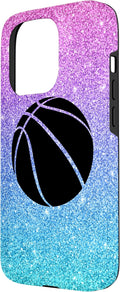 Iphone 15 Pro Cute Trendy Basketball Gift for Girls Teens and Women Case