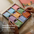 Yogi Organic Tea Sampler Gift Box - Assorted Delicious Wellness Teas - 9 Favorite Herbal, Green & Black Teas - Tea Gift Set & Variety Pack (45 Tea