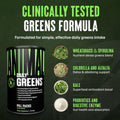 Animal Daily Greens Pill Packs - Kale, Wheat Grass, Alfalfa & More - Convenient Prebiotic and Probiotic Superfood Blend for Superior Digestion,