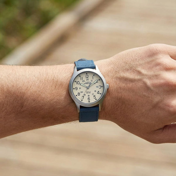 Timex Unisex Expedition Scout 36 Watch Blue/Natural