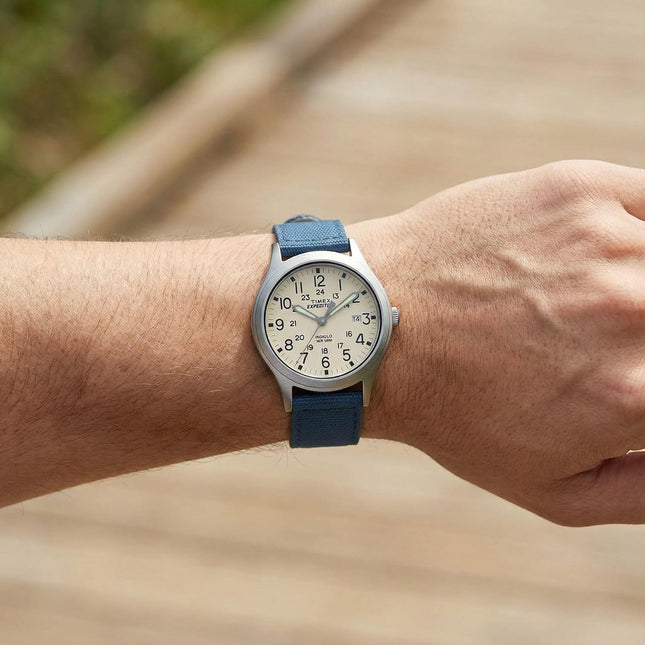 Timex Unisex Expedition Scout 36 Watch Blue/Natural