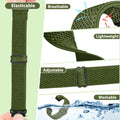 Quick Release Watch Band - Choice of Width -18Mm 19Mm 20Mm 22Mm 24Mm Watch Bands, Solo Loop Adjustable Elastic Nylon Watch Straps Replacement