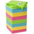 MR.SIGA Microfiber Cleaning Cloth, Pack of 24, Size:12.6" X 12.6