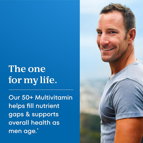 One A Day Men’s 50+ Healthy Advantage Multivitamin, Multivitamin for Men with Vitamins A, C, E, B6, B12, Calcium and Vitamin D, Tablet, 200 Count
