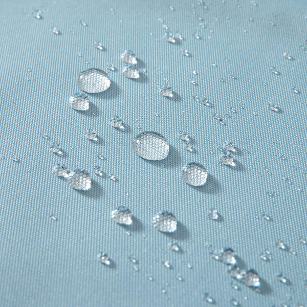 MIULEE Pack of 2 Decorative Outdoor Waterproof Pillow Covers Garden Cushion Sham Throw Pillowcase Shell for Spring Patio Tent Couch 16X16 Inch Blue