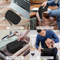 FYY Travel Cable Organizer Pouch Electronic Accessories Carry Case Portable Waterproof Double Layers All-In-One Storage Bag for Cord, Charger,