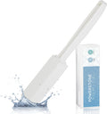 Powerstone Pumice Stone Toilet Bowl Cleaner with Extra Long Handle - 1 Pack | 3'' Longer Handle | Remove Hard Water Stains, Rings & Limescale from