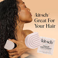 Kitsch Argan Oil Conditioner Bar - Repairing Solid Hair Conditioner for Women and Men - Moisturizing Hair Care for Dry, Damaged Hair - Vegan, All