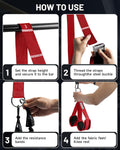 MANUEKLEAR Heavy Duty Resistance Bands for Pull Ups, Pull up Assistance Bands with Scale Tracking Feature, Adjustable Pull up Assist Band with