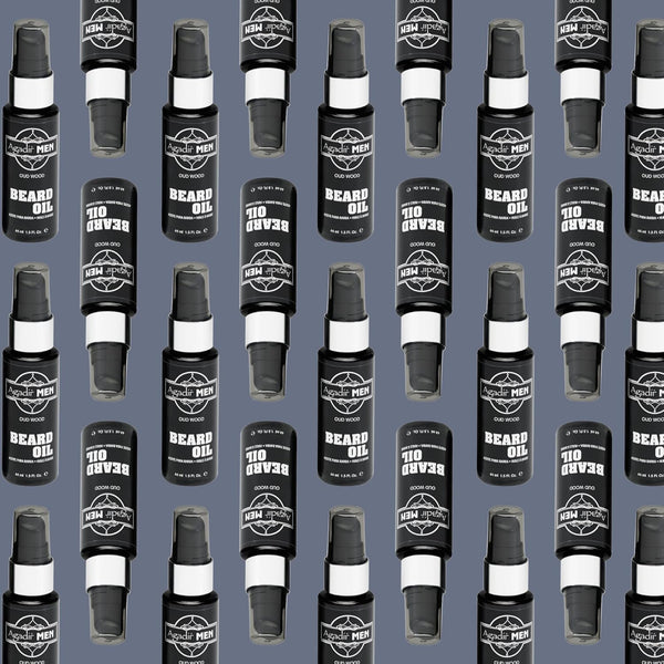 AGADIR Oud Wood Beard Oil, 1.5 Fl Oz