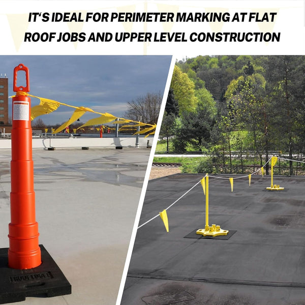 Multicolor Pennant Banner Flags | OSHA 500Lb Rated | Strand Fade Resistant ?102FT?