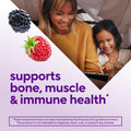 Vitafusion Vitamin D3 Gummy Vitamins for Bone and Immune System Support, Peach, Blackberry and Strawberry Flavored, 50 Mcg Vitamin D, AmericaâS