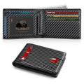 RUNBOX Wallet for Men Slim 11 Credit Card Holder Slots Leather RFID Blocking Small Thin Men'S Wallet Bifold Minimalist Front Pocket Large Capacity