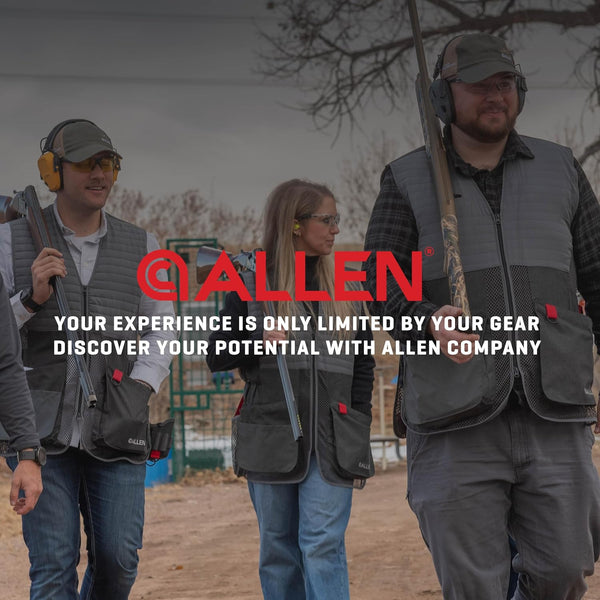 Allen Company Eliminator over and under Shotgun Shell Pouch - Clay, Trap, and Skeet Shooting Accessories - Hunting and Gun Range Gear - Mesh Shell