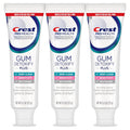 Crest Pro-Health Gum Detoxify plus Toothpaste 4.5 Oz Pack of 3 - Antibacterial Fluoride Toothpaste, Sensitivity Protection, Whitens Teeth,
